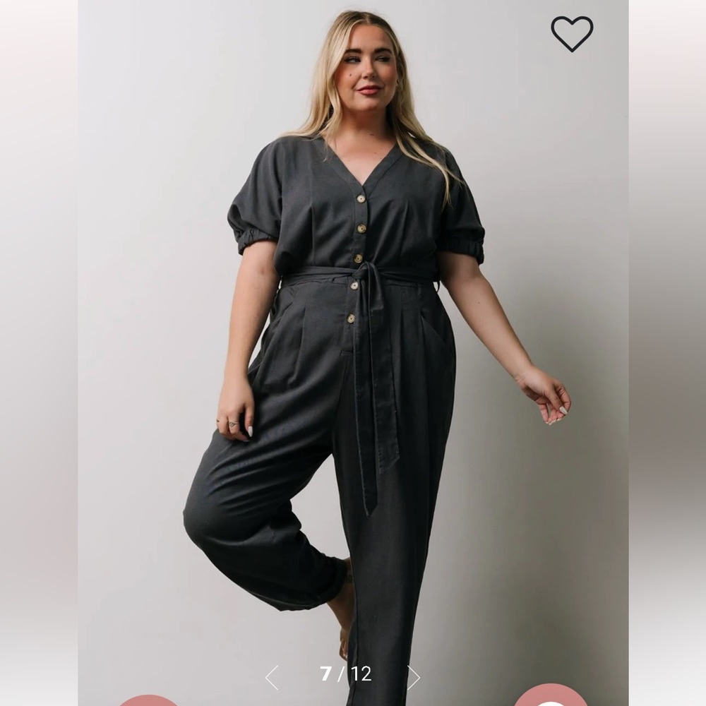 Baltic Born Heidi Jumpsuit slate gray size 2X
